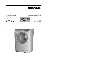 Manuale Hoover DYNS 8105D-30 Lavatrice