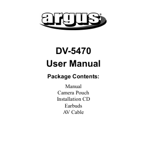 Handleiding Argus DV 5470 Digitale camera