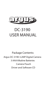 Handleiding Argus DC 3190 Digitale camera