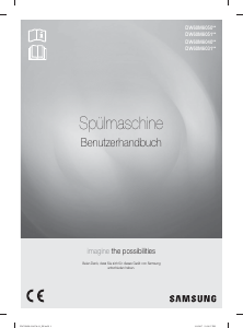 Manuale Samsung DM60M6050FS Lavastoviglie