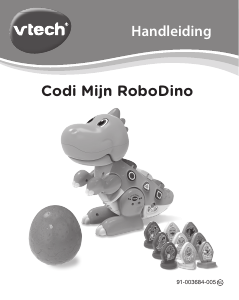 Handleiding VTech Codi Robodino Speelgoedrobot