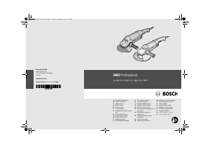 Bruksanvisning Bosch GWS 21-180 H Professional Vinkelsliper