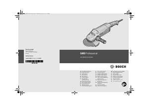 Manuál Bosch GWS 20-230 H Professional Úhlová bruska
