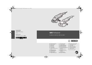Instrukcja Bosch GWS 21-230 H Professional Szlifierka kątowa