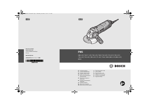 Manuál Bosch PWS 680-115 Úhlová bruska