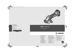 Priručnik Bosch GWS 18-125 V-LI Professional Kutna brusilica