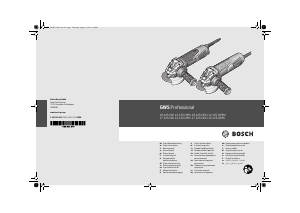 Руководство Bosch GWS 13-125 CIX Professional Углошлифовальная машина