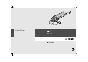 Handleiding Bosch PWS 1000 Haakse slijpmachine