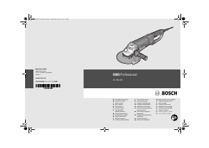 Priročnik Bosch GWS 24-230 JVX Professional Kotna brusilka