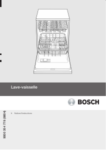 Mode d’emploi Bosch SGI46E46EP Lave-vaisselle