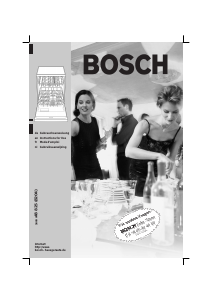 Manual Bosch SGV59A03 Dishwasher