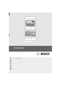 Bedienungsanleitung Bosch SRS55M12EU Geschirrspüler