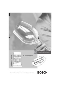 Bedienungsanleitung Bosch SGS84M02 Geschirrspüler