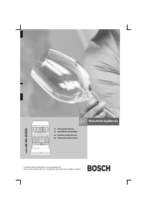 Manuale Bosch SGS46A12EU Lavastoviglie