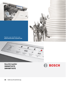 Bedienungsanleitung Bosch SMV88TX07E Geschirrspüler
