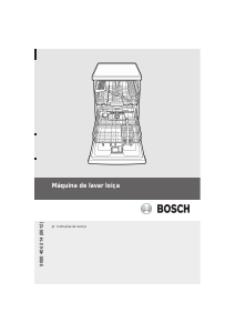 Manual Bosch SMV50M10EU Máquina de lavar louça