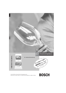 Bedienungsanleitung Bosch SRU55T05EU Geschirrspüler