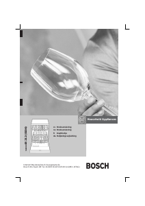 Käyttöohje Bosch SGU46A55EU Astianpesukone