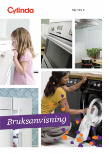 Bruksanvisning Cylinda DM 285 FI Diskmaskin