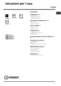 Instrukcja Indesit FIMB 53 K.A IX (PL) Piekarnik