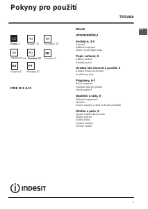 Manual Indesit FIMB 20 K.A IX (EE) Forno