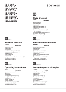 Mode d’emploi Indesit FIM 53 K.A (WH) S Four