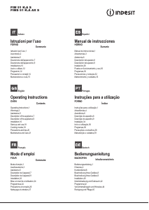 Manual de uso Indesit FIM 51 K.A (BK) S Horno