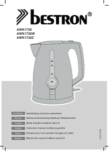 Manual Bestron AWK1720W Kettle