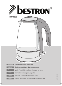 Manual de uso Bestron DWK28G Hervidor