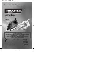 Manual de uso Black and Decker D1690 Plancha