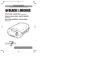 Handleiding Black and Decker CG200 Contactgrill