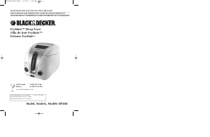 Manual de uso Black and Decker DF400 Freidora