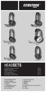 Manual de uso Cabstone 95111 Multimedia Headset