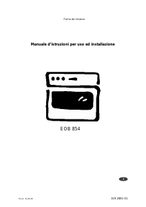 Manuale Electrolux EOB944 Forno