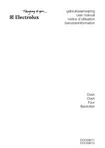 Mode d’emploi Electrolux EOC69612X Four