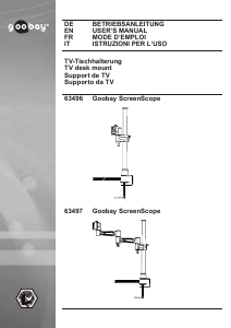 Handleiding Goobay ScreenScope Muurbeugel