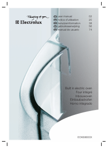 Manual de uso Electrolux EOK68600 Horno