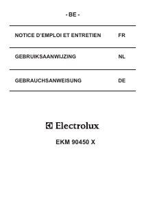 Mode d’emploi Electrolux EKM90450X Cuisinière