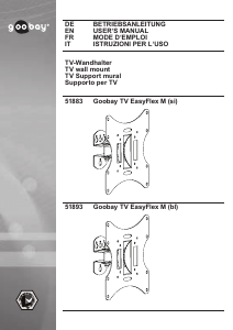 Handleiding Goobay TV EasyFlex M Muurbeugel