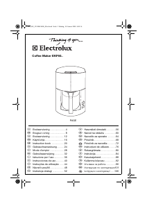 Kasutusjuhend Electrolux EKF6000 Kohvimasin