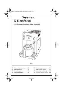 Handleiding Electrolux ECG6400 Espresso-apparaat