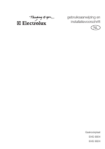 Handleiding Electrolux EHG9804X Kookplaat