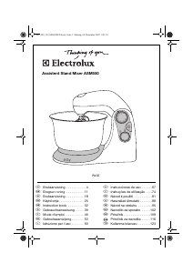 Käyttöohje Electrolux ASM550 Assistent Jalustasekoitin