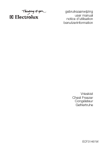 Handleiding Electrolux ECF31461 Vriezer