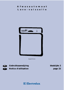 Handleiding Electrolux ESF6141 Vaatwasser