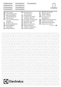 Manual de uso Electrolux EFL90560OX Campana extractora