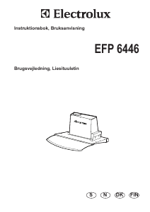 Brugsanvisning Electrolux EFP6446 Emhætte