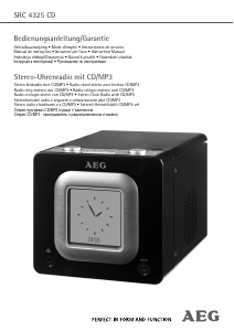 Посібник AEG SRC 4325 CD Радіо-будильник