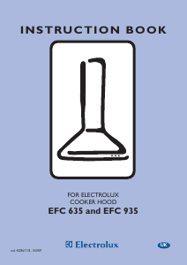 Handleiding Electrolux EFC635X Afzuigkap