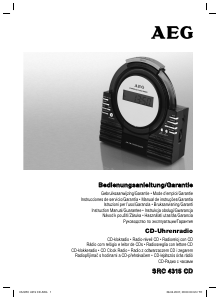 Посібник AEG SRC 4315 CD Радіо-будильник